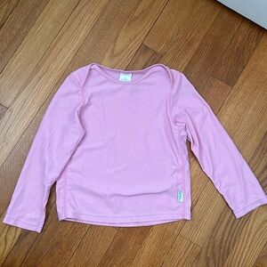 Green sprouts pink rash guard. 3t.